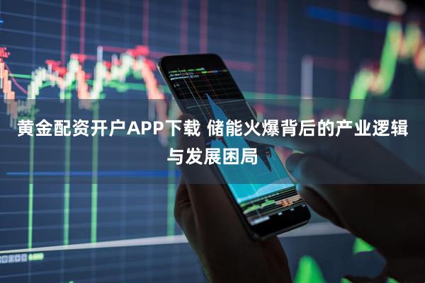 黄金配资开户APP下载 储能火爆背后的产业逻辑与发展困局